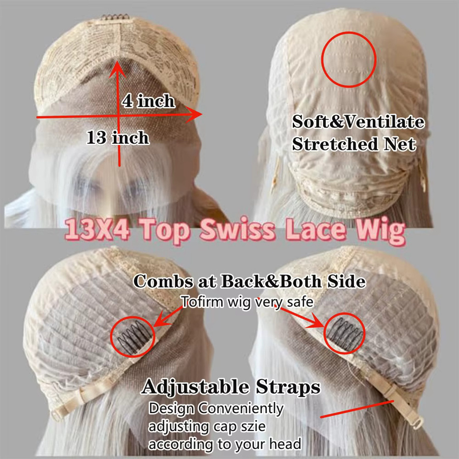 Futura Synthetische Perücke, Braune Lockere Wellen, Blonde Highlights, Damen - Bild 4