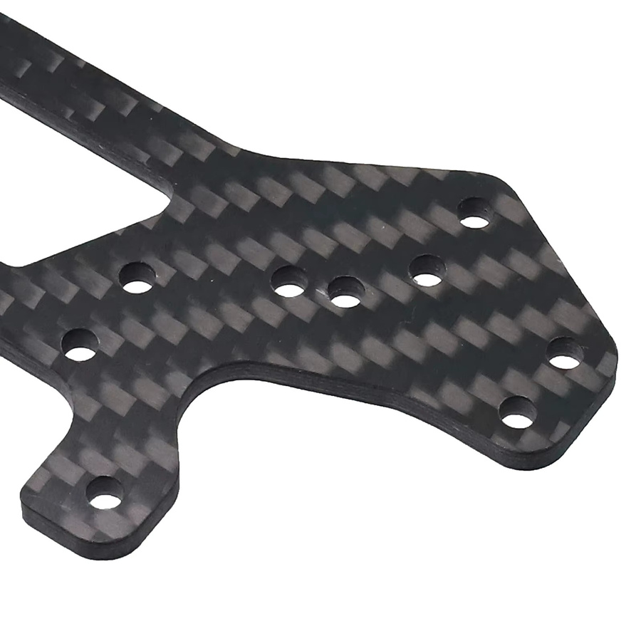 MJX Carbon Fiber Shock Tower Plate Upgrade Kit, Stützstruktur, vorne und hinten - Bild 2