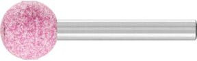 PFERD TOOLS STEEL Schleifstift Kugel A60 in Pink für Stahl und Stahlguss, Durchmesser: 16 x 16 mm, Schaft-Durchmesser: 6 mm - Bild 1