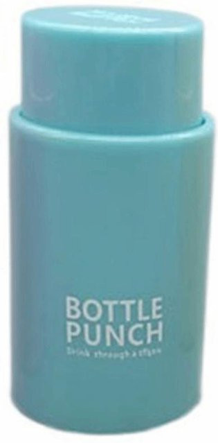 OFFICE-MALL Mini Wasserbohrer Flaschenöffner und Lochstanzer in Blau - Bild 1