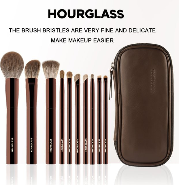 Hourglass Make-up-Pinsel-Set, 10 Stück, Unisex - Bild 1