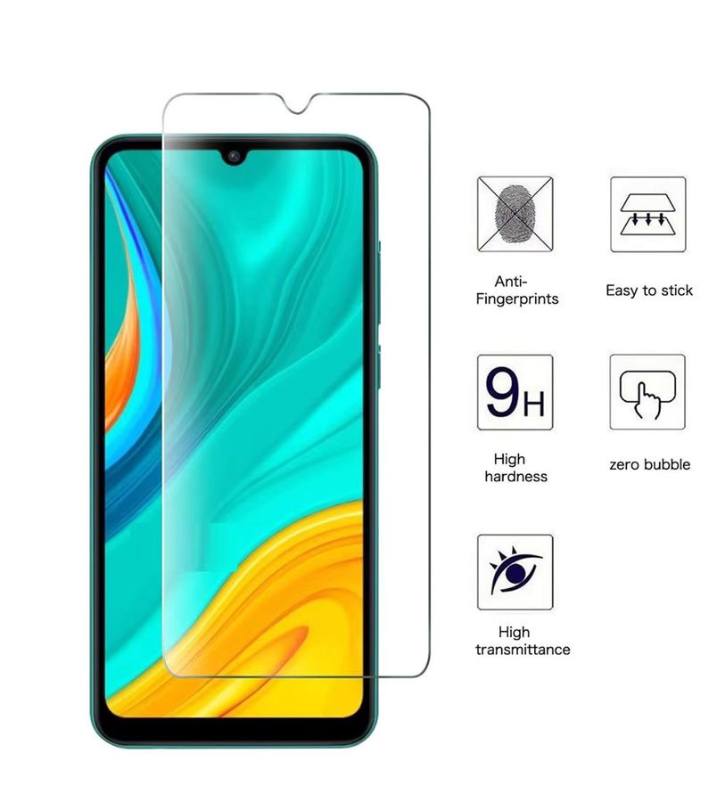 4 Stück Displayschutzfolie aus gehärtetem Glas für Huawei Y6 Y7 Y9 Pro Prime 2019 in Transparent - Bild 2