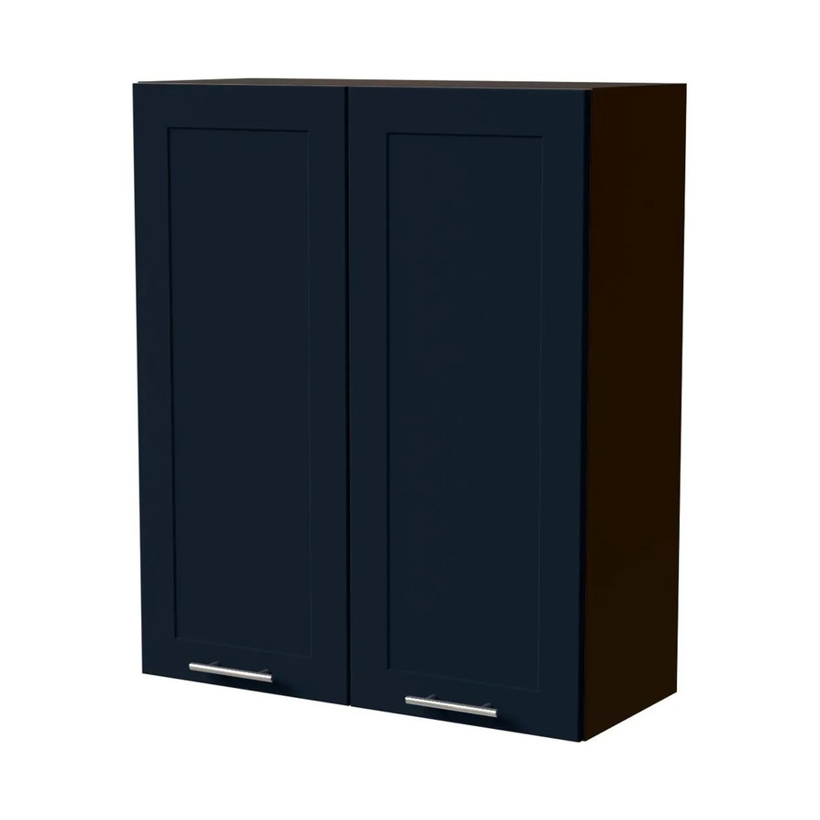 Feldmann-Wohnen Hängeschrank Oslo in Lava und Indigo Matt mit Rahmenoptik, B/T/H: 80 x 32,5 x 96 cm - Bild 2