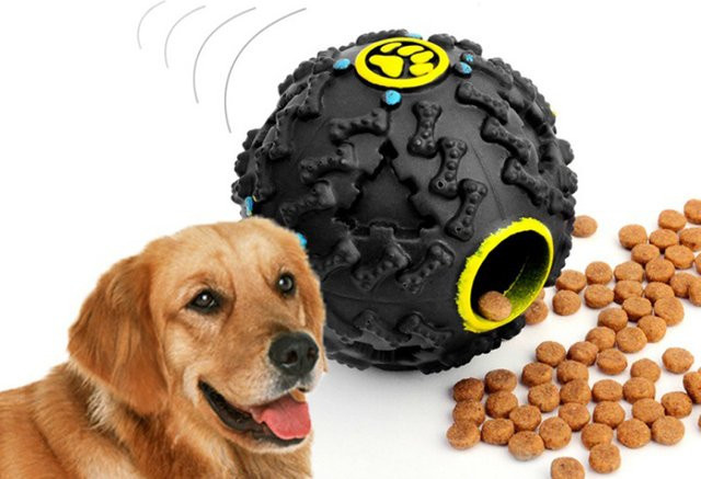 Hundespielzeug, Puzzle, interaktiv, mit seltsamem Bellen, undichter Futterball - Bild 1