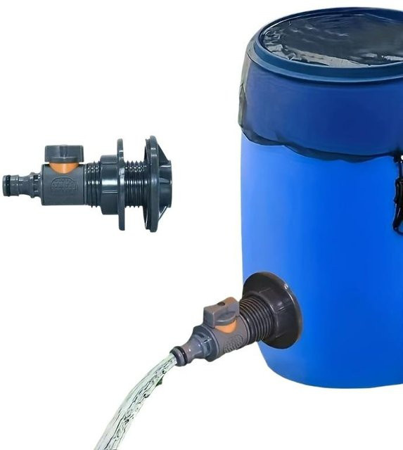 ESHYLALA 1/2-Zoll PVC Absperrventil-Set für Regentonnen, Aquarien und Wassertanks - Bild 1