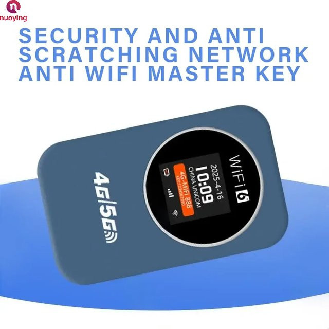 NUOYING Tragbarer 4G LTE WLAN Hotspot mit 150Mbps Hochgeschwindigkeit und 3000mAh Akku in Weiß - Bild 1
