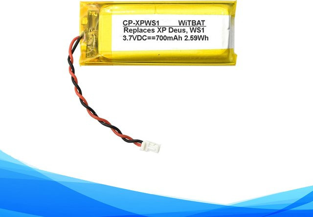 JESSQUE 700mAh Akku für XP Deus Metalldetektor WS1 WS2 WS3 WS4 WS5 - Bild 1