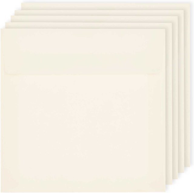 Rico Design Paper Poetry Luxury Umschläge Quadratisch in Elfenbein - Bild 1