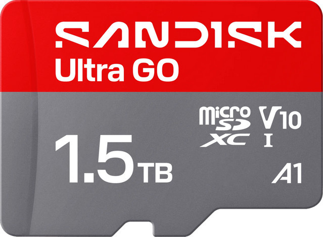 SanDisk Ultra GO microSDXC Speicherkarte 1,5 TB UHS-I A1 - Bild 1