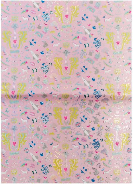 Rico Design Paper Patch Papier Wonderland in Pink, Breite: 30 cm, Höhe: 42 cm - Bild 1