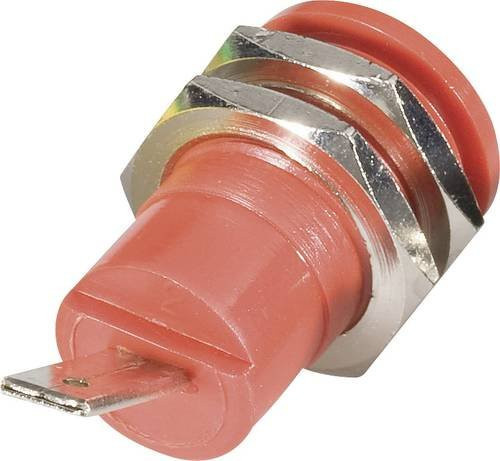 Schnepp BU 4600 rt Sicherheits-Laborbuchse für den vertikalen Einbau in Rot mit einem Stift-Durchmesser von 4 mm - Bild 1