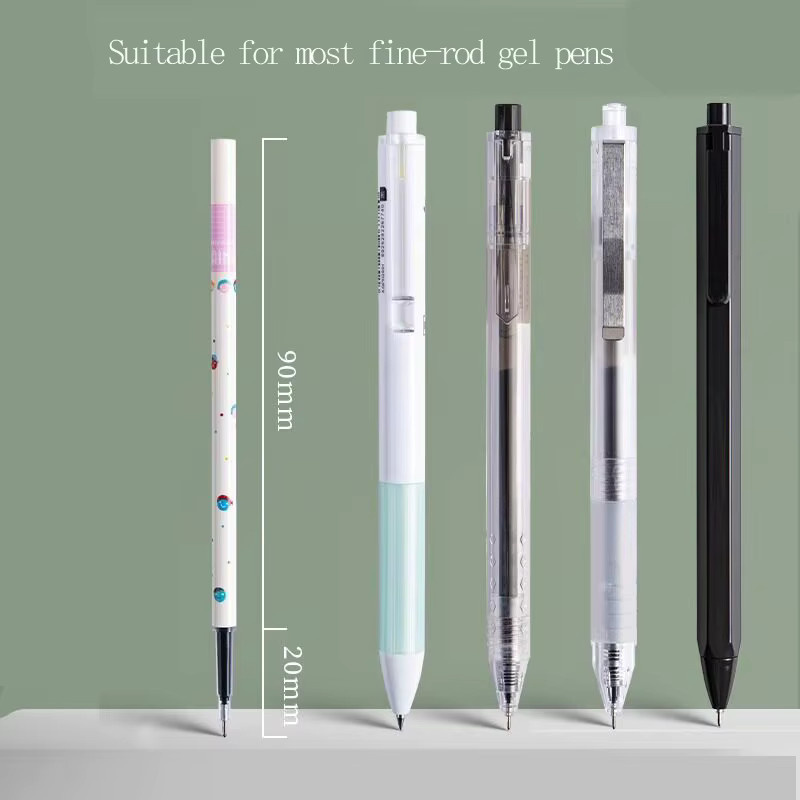 M&G Gelstift Nachfüllpack mit 0,35 mm feiner Spitze in Schwarz für Büro und Studium - Bild 2