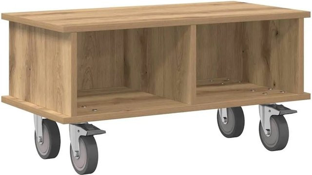 vidaXL TV-Ständer Artisan-Eiche in Braun, moderner Holz-TV-Unterschrank für dein Wohnzimmer, B/T/H: 68,5 x 35 x 35 cm - Bild 1