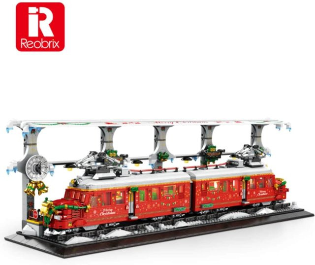 Reobrix Christmas Train Klemmbaustein Zug 2822 Teile - Bild 1