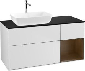 V&B Waschtischunterschrank Finion Wandbeleuchtung Weiß lackiert Breite: 120 cm, Tiefe: 50,1 cm, Höhe: 50,1 cm - Bild 1