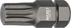 Hazet Vielzahn-Bit M8 XZN aus Sonderstahl in Grau - Bild 2