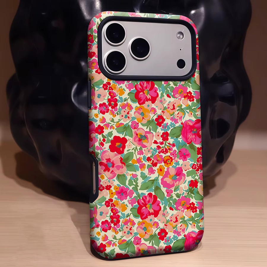 Aegis Schutzhülle Bloom Chic für iPhone 13 bis iPhone 17 Pro Max mit MagSafe Unterstützung aus hartem PC in Multicolour - Bild 3
