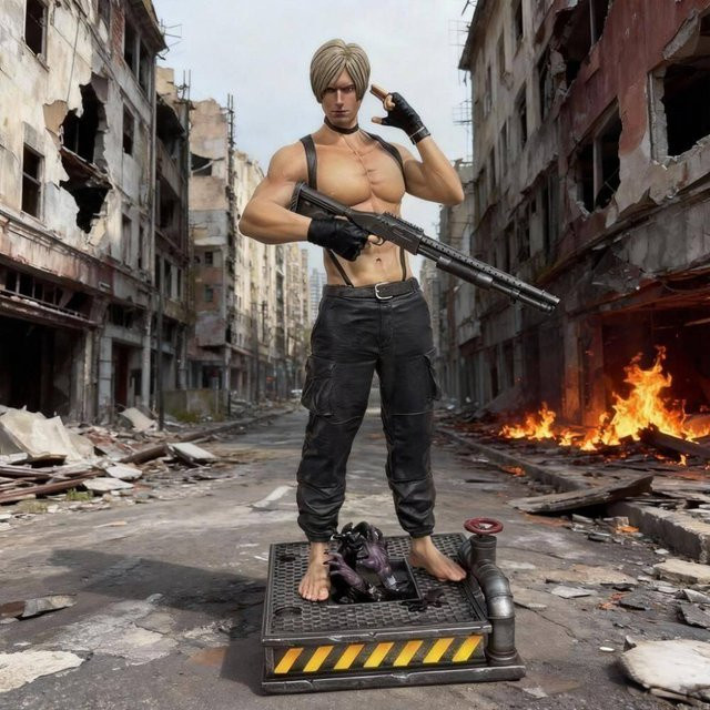 Bandai Resident Evil Leon S. Kennedy Actionfigur, Bunt / Mehrfarbig - Bild 1