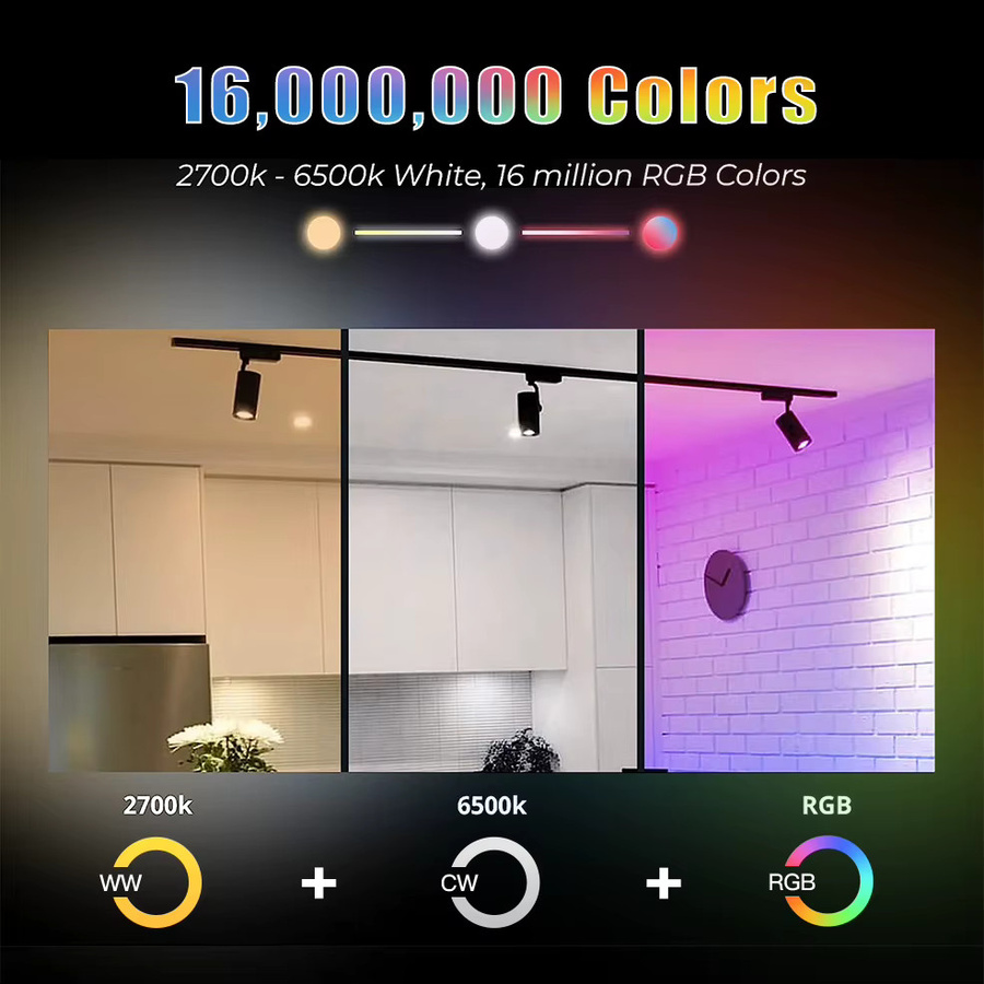 Tuya Smart LED GU10 Glühbirne mit WiFi und Bluetooth, dimmbarer Spotlight in Weiß, kompatibel mit Alexa und Google Assistant - Bild 3