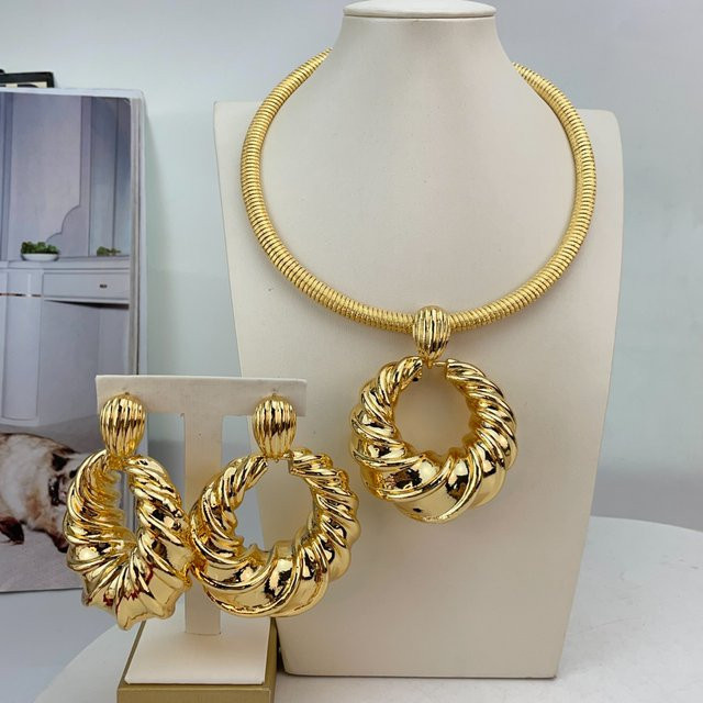 Emma Schmuck-Set, Vergoldet, Perle, Damen, Hochzeit - Bild 1