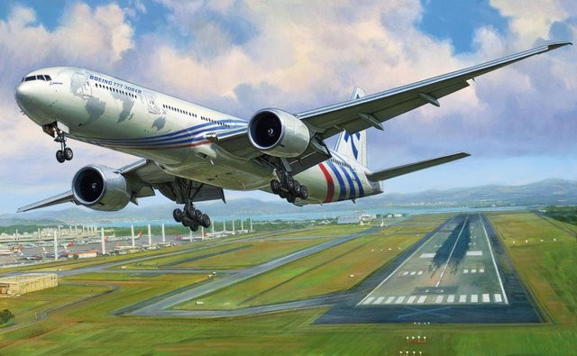 Zvezda Boeing 777-300ER, Fahrzeug, 1:144 - Bild 1