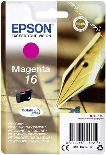 Original Epson Tintenpatrone 16 Magenta C13T16234012 - Bild 1
