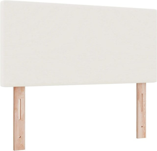 vidaXL LED Kopfteil mit integrierter LED-Beleuchtung in Beige, Breite: 100 cm - Bild 1