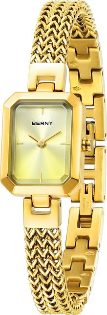 Berny Armbanduhr, Gold, Eckig, Analoguhr, Damen - Bild 1