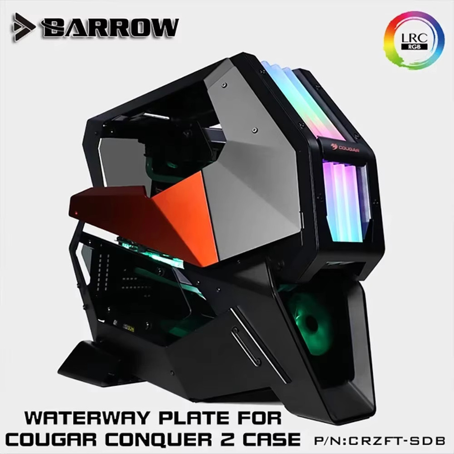 Barrow COUGAR Conqueror 2 Dedicated Case Waterway Board Reservoir Wassertank für PC-Wasserkühlsystembau mit 5 V ARGB - Bild 1