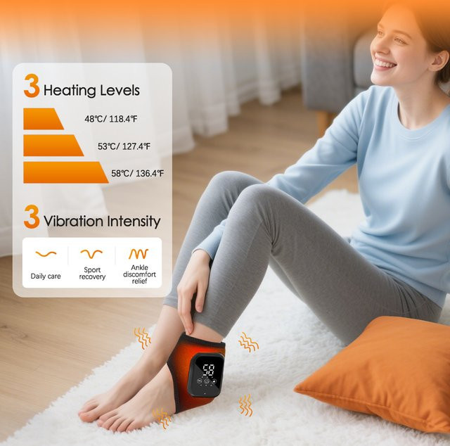 Hailicare Knöchelmassagegürtel, Schwarz, Unisex - Bild 1