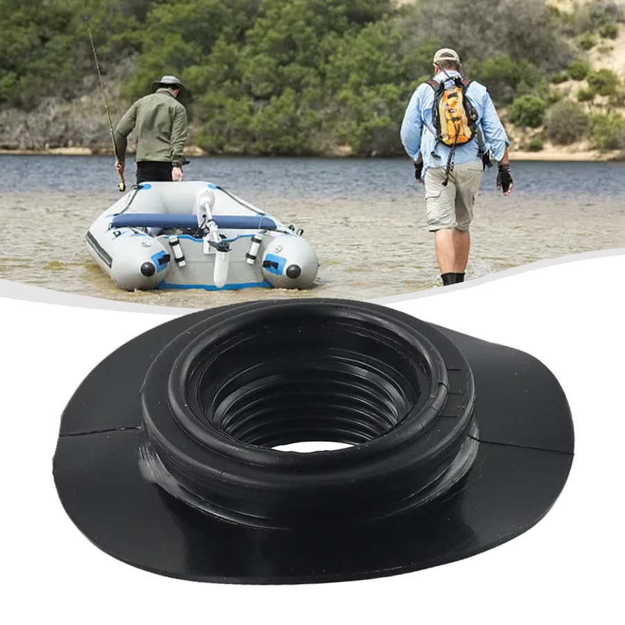 Intex 2in1 Boston Schraubventil für Schlauchboote und Luftmatratzen in Schwarz - Bild 2