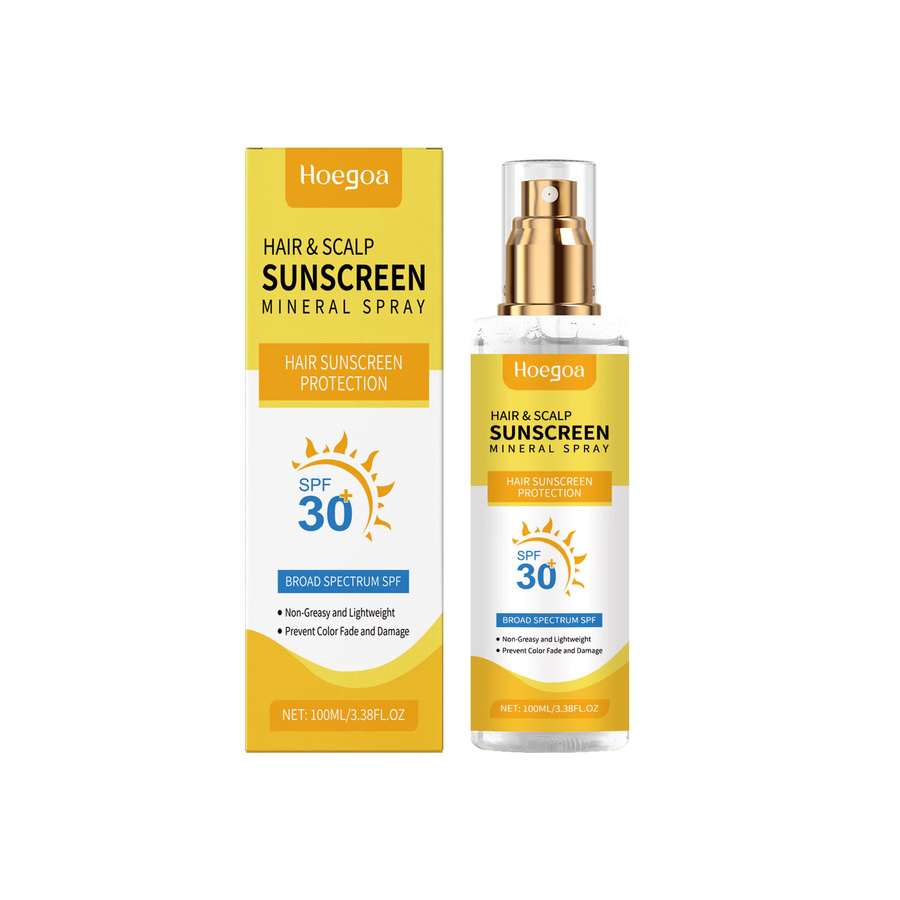 HOEGOA Kopfhaut-Haar-Sonnenschutzspray, 100 ml, Unisex, für coloriertes Haar - Bild 2