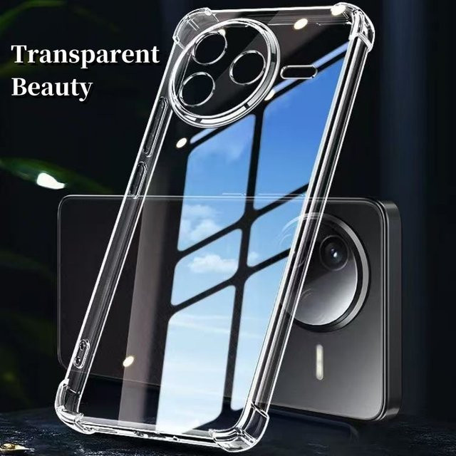 Transparente TPU stoßfeste Schutzhülle für Xiaomi POCO F7 Pro, POCO F6 und POCO F6 Pro - Bild 1