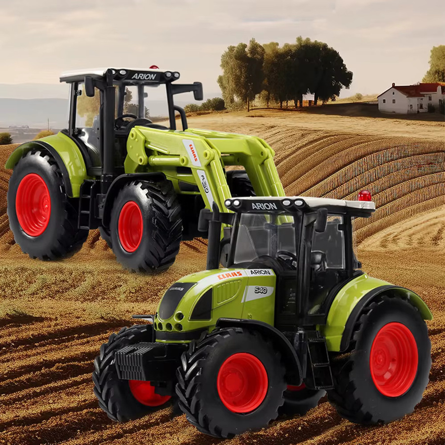 MAKEDA Landwirtschaft Traktor Spielzeug Modell, 1:32, Metall, Grün - Bild 6