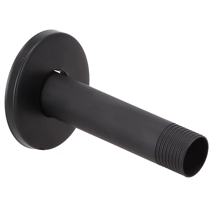 VIBRATITE Duschkopfverlängerung für die Deckenmontage mit Flansch in Schwarz, Länge: 10 cm, G1/2-Anschluss - Bild 2