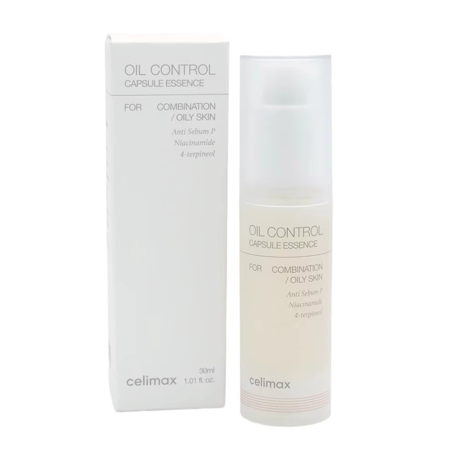 Celimax Öl-Kontroll-Kapsel-Essenz Serum, 30 ml, Mischhaut, fettige Haut, Niacinamid, 4-Terpineol - Bild 3