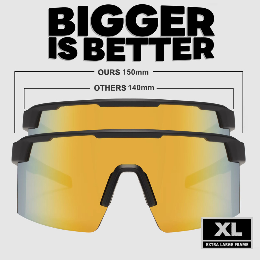MAXJULI Sonnenbrille, Unisex, Vollrand, Black, TR90, polarisiert - Bild 2