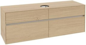 Villeroy & Boch Waschtischunterschrank Collaro in Nordic Oak, Wandmontage, B/H/T: 160 x 50 x 54,8 cm - Bild 1