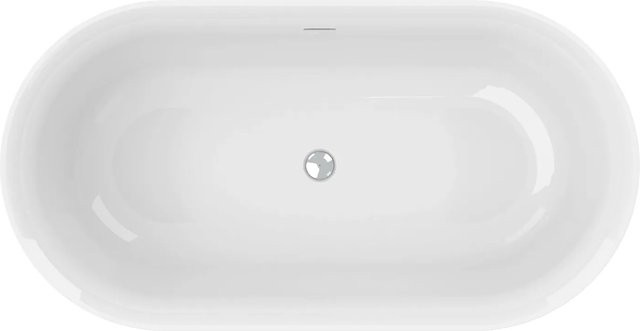 Ottofond Badewanne Mince Freistehend Weiß 155 cm - Bild 1