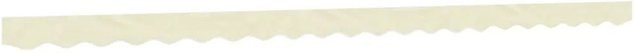 vidaXL Markisenvolant aus Polyester, Creme Gestreift, Breite: 5 m - Bild 1