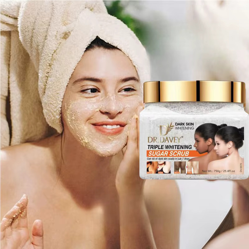 DR. DAVEY Triple Whitening Zucker-Peeling, Körperpeeling, Unisex - Bild 2