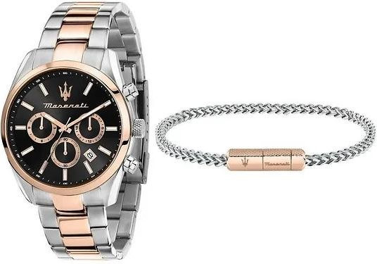 Maserati Chronograph, Edelstahl, Bicolor, Quarz, 43 mm, Herren - Bild 1