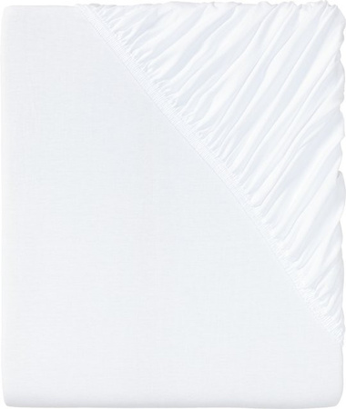 LIVARNO HOME Spannbettlaken Jersey aus Baumwolle in Weiß, B/T: 180 x 200 cm, Höhe: 25 cm