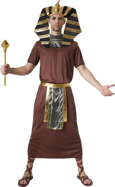 tectake Herrenkostüm Pharao Ramses, Fantasy, Textil, Braun - Bild 1