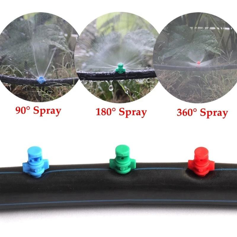50 Stück Sprinkler Düsen Set mit 90/180/360 Grad Sprühwinkel für Garten und Gewächshaus von Simplistic Living Home - Bild 5