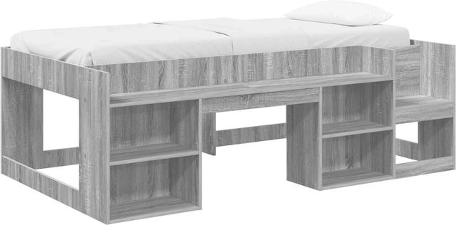 vidaXL Kinderbettgestell mit Stauraum in Grau Sonoma, B/L: 80 x 200 cm - Bild 1