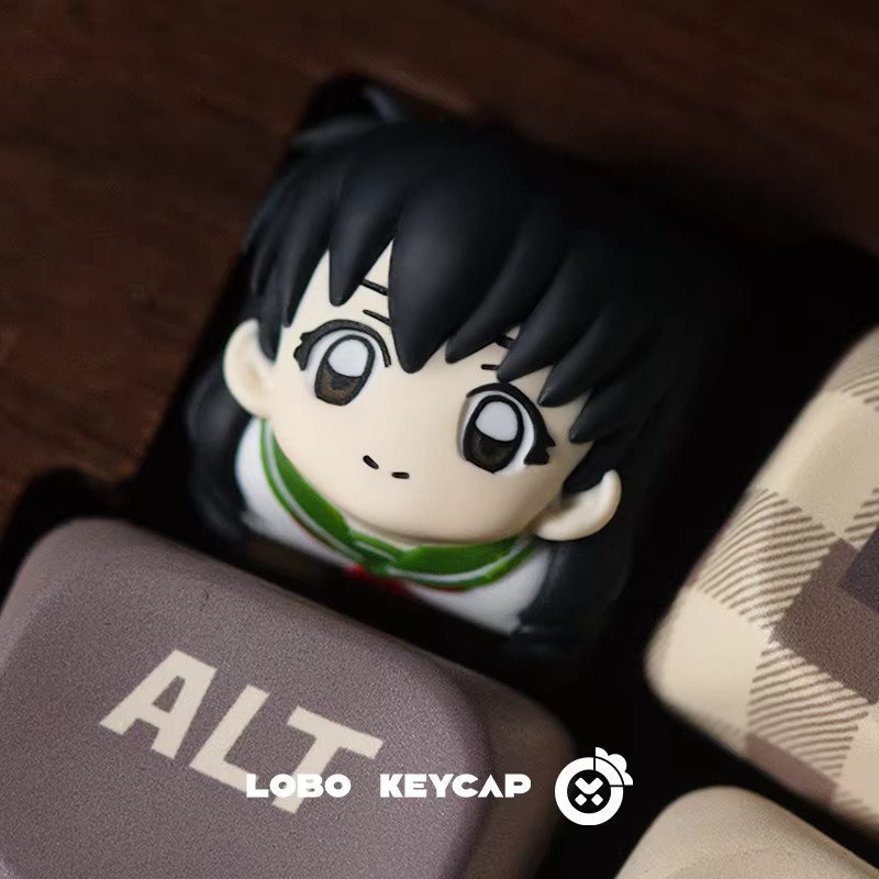 Ajazz Inuyasha Higurashi Kagome Harz Tastenkappen für mechanische Tastaturen, Single Esc Ersatz, Multicolour, OEM R4 - Bild 3