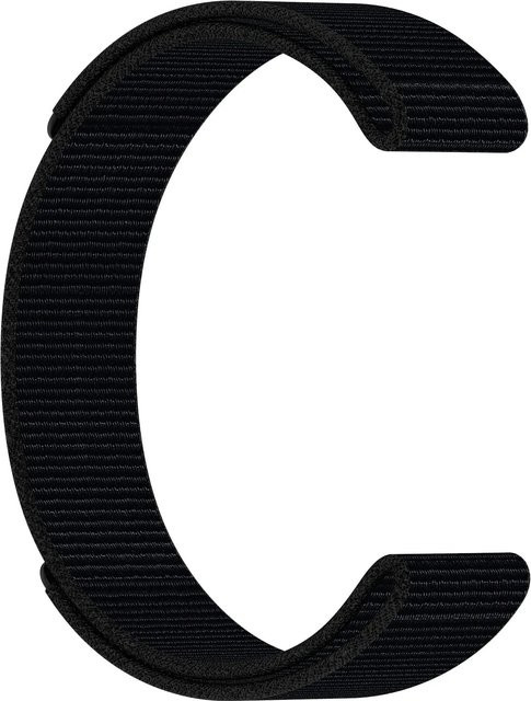 Uhrenarmband Nylon-Schlaufe, Schnellverschluss, 20mm, schwarz, Unisex - Bild 1
