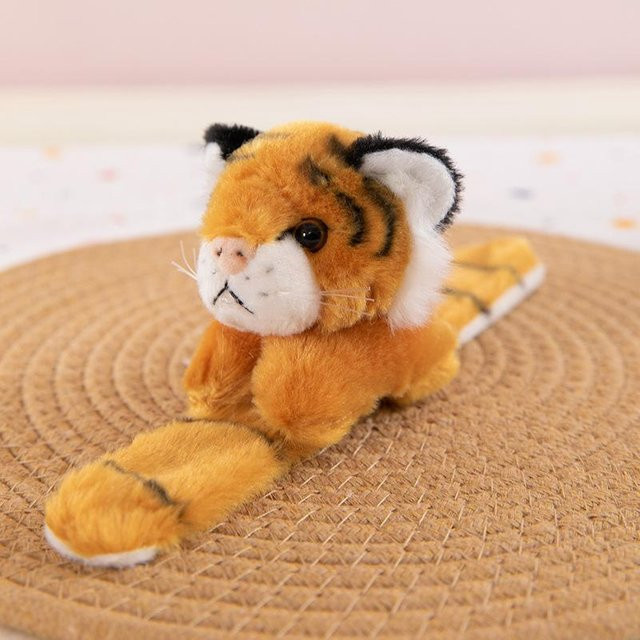 Joyful toys Armband, Tiger, Elefant, Giraffe, Kinder, Plüsch, brown - Bild 1