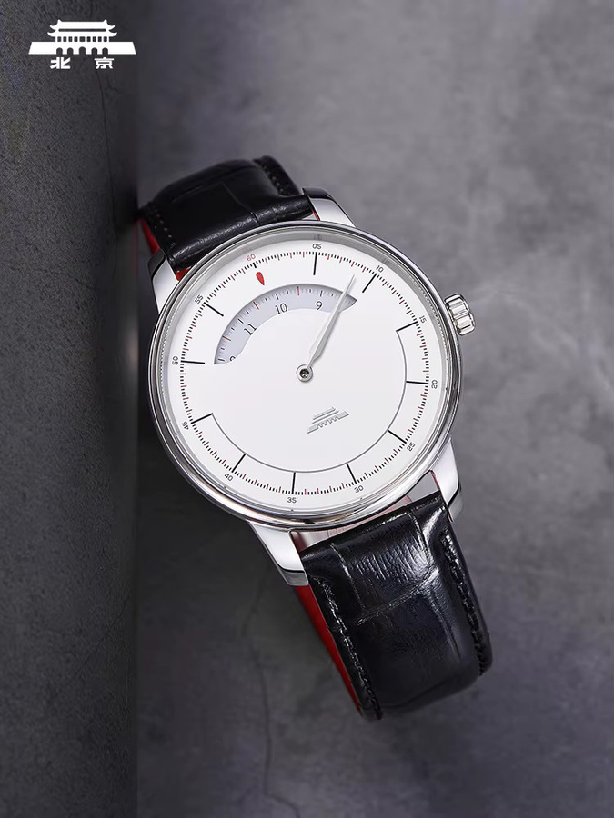 Beijing Watch Armbanduhr, Automatik, Edelstahl, Silber, Herren - Bild 2